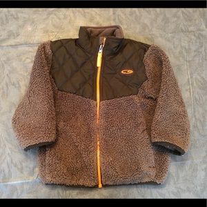 Gray Champion boys fleece jacket size 2T GUC